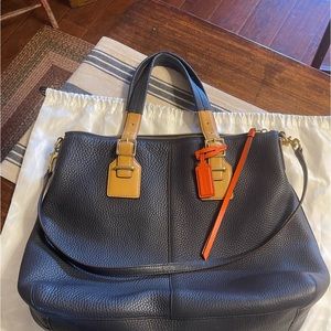 COACH SOFT LEGACY PEBBLED RORY NORTH SOUTH LEATHER TOTE STYLE 25304P NEW!